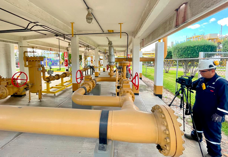 Revisión de tubería de Gas de alta capacidad